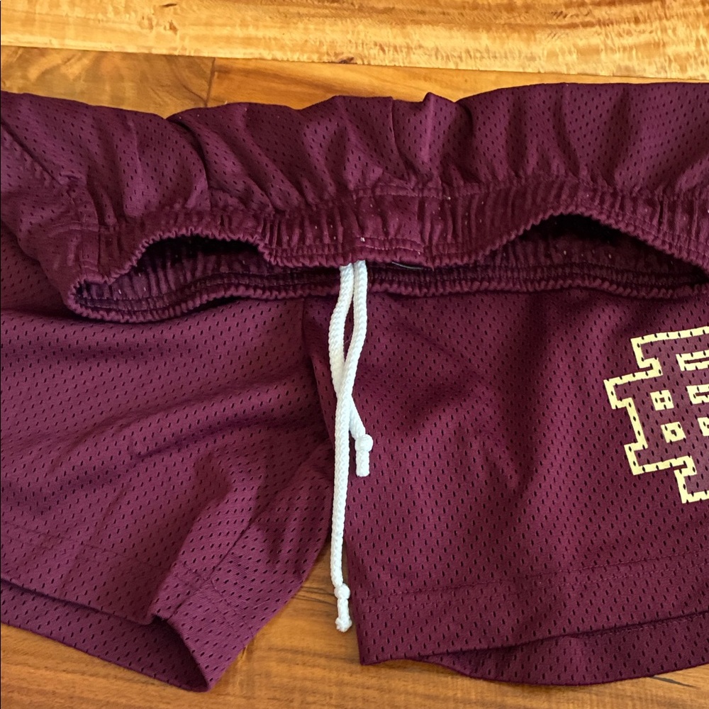 Eric Emanuel Maroon Athletic Shorts - Picture 3 of 5
